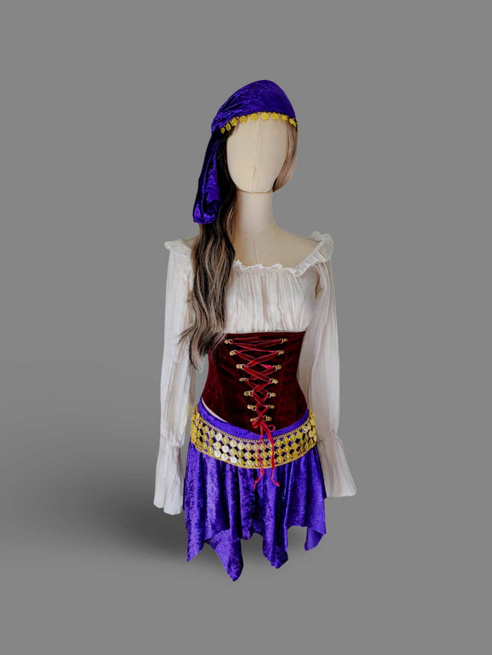 🔮 Midnight Mystic 🔮 Enchantress Fortune Teller Costume - Women’s S